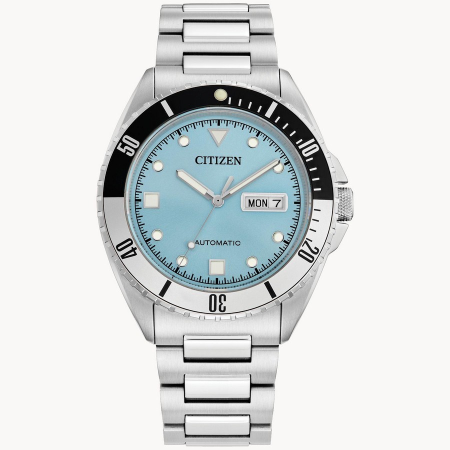 Đồng Hồ Citizen Sport Automatic Nam Xanh Xám